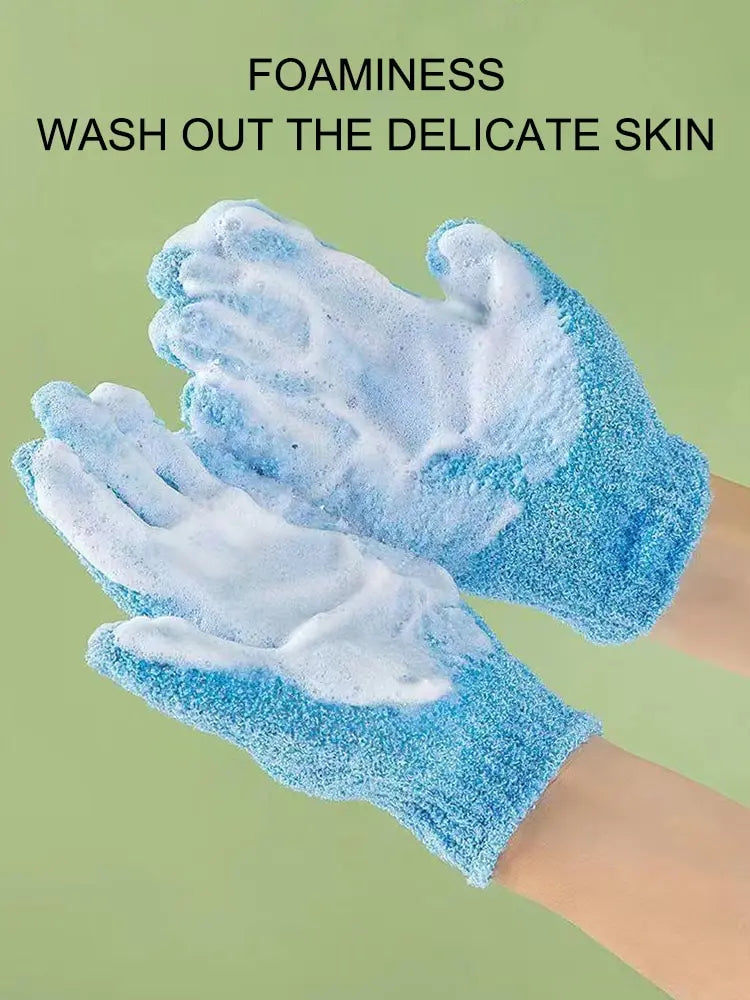 1 Pack Of Five Finger Bath Gloves